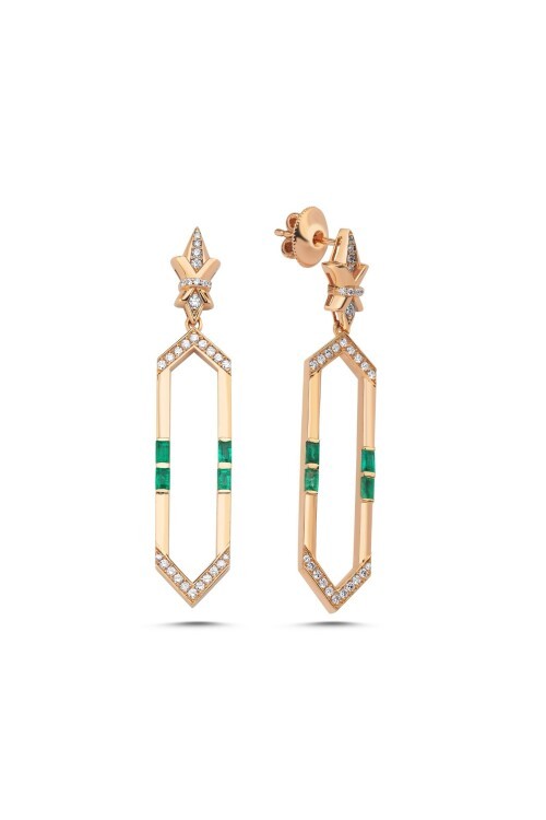 Agnes Green Earrings